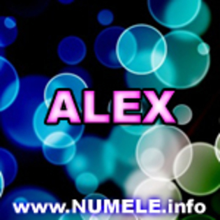010-ALEX avatare cu numele meu - Alex