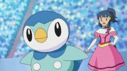 Piplup and Dawn - Piplup