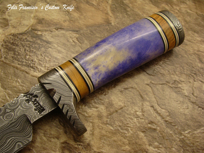 Cutit Felix Francisco_27 de cm_225 de euro - CUTITE CU LAMA DE DAMASC