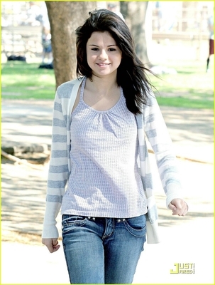 normal_selenafan09 - Playing baseball game at a local park in LA