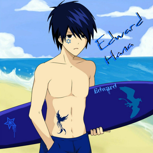 Edward_at_beach_by_SasukeDemon2 - Nimicuri xD