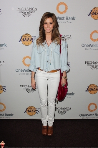 Ashley Tisdale - ASHLEY TISDALE LA LAKERS CASINO NIGHT