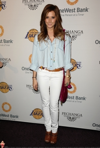 Ashley Tisdale - ASHLEY TISDALE LA LAKERS CASINO NIGHT