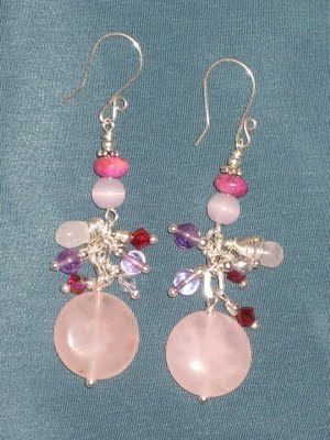 _cristale_cuart_quartz_roz_rose_pink_opal_opale_amethyst_amethyste_fuchsia_lace_agat_agate_ametist_s - Jewelry