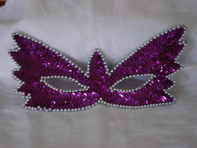 Carnival Purple mask 002 - Mask