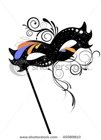 stock-vector-carnival-mask-45589810 - Mask