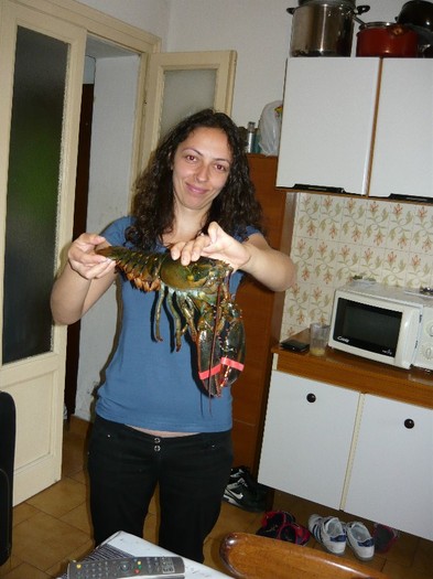 nico cu homarul in mina