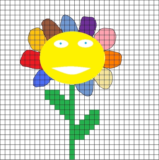 Floarea fericita - CROCHIU