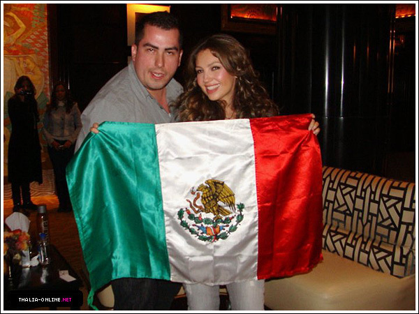 Thalia si un fan