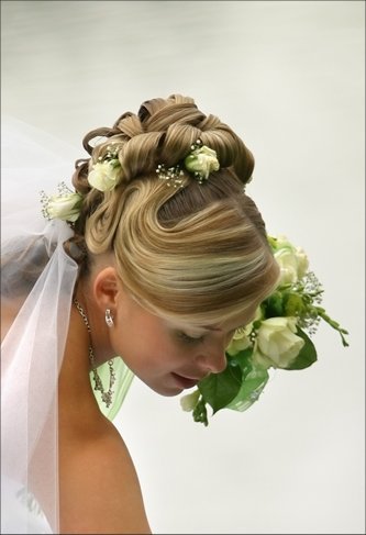 peinados de novia  con accesorios