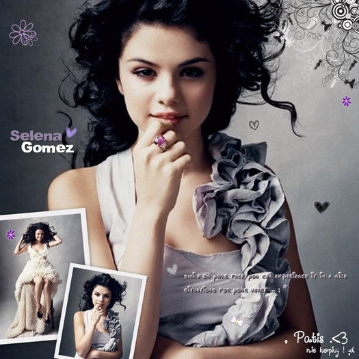 6 - glitery selena gomez