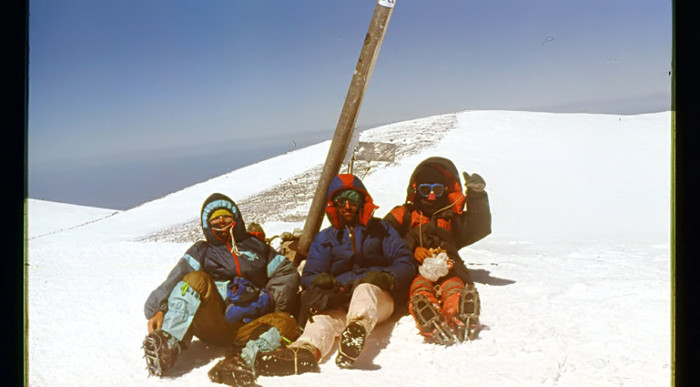 Pe al ,,doilea san,,Elbrus(5621) - Caucaz 1993
