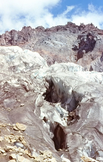 Crevasa pe Elbrus