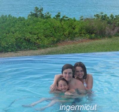 6 - poze rare cu miley si hannah