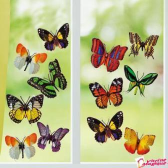 abtibilduri-fluturi - pe aripile unui buterfly