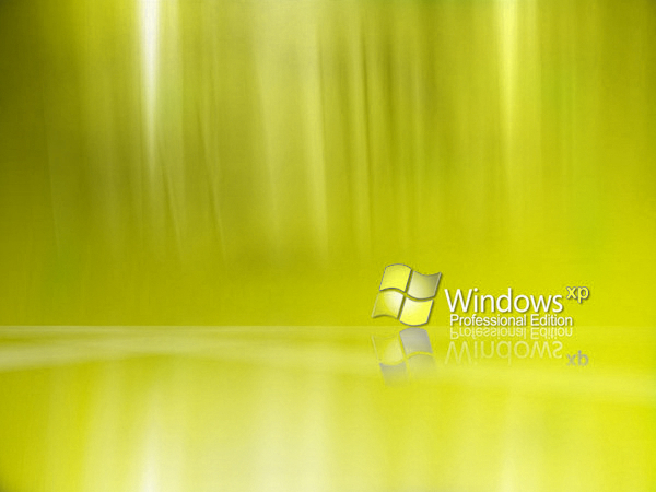 windows-xp background galben - Windows XP