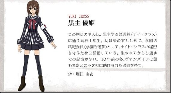 Yuuki Cross - Personaje