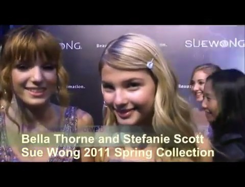 bscap0001 - 0   Stefanie Scott and Bella Thorne Sue Wong 2011 Spring Collection 0