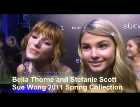 bscap0005 - 0   Stefanie Scott and Bella Thorne Sue Wong 2011 Spring Collection 0