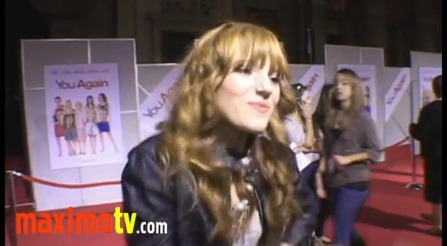 bscap0004 - 0  Bella Thorne Interview at You Again Premiere-Screencaps 0
