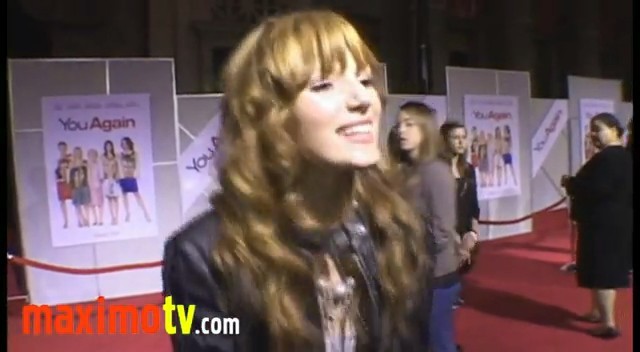 bscap0007 - 0  Bella Thorne Interview at You Again Premiere-Screencaps 0