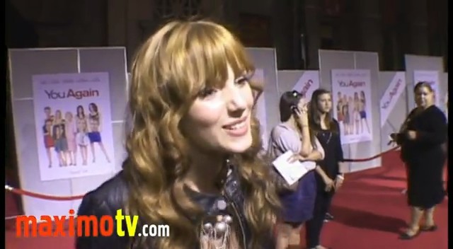 bscap0009 - 0  Bella Thorne Interview at You Again Premiere-Screencaps 0