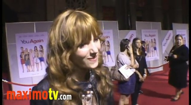 bscap0010 - 0  Bella Thorne Interview at You Again Premiere-Screencaps 0