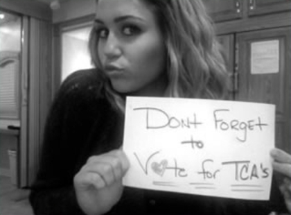 tca1 - MileyCyrusCom - Vote for Miley at TCAs 2010