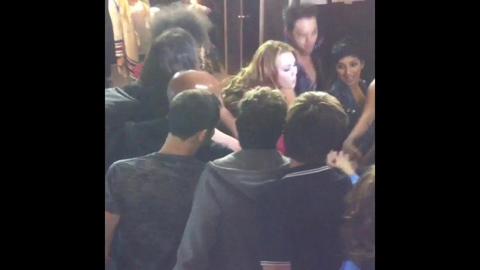Before the show in Buenos Aires, Argentina 096