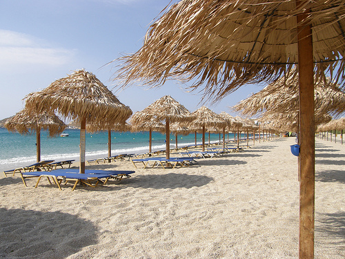 plaja privata amenajata