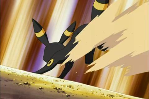 (Umbreon face Sand-Attack)