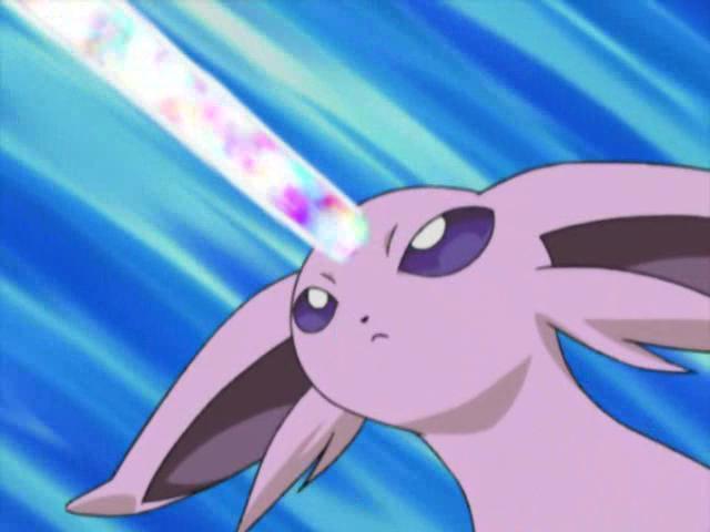 (Espeon facu PsyBeam)Espeon:Glameow foloseste ce crezi tu ca sa iasa ceva super! - Ultra Ballte Pokemon episodul 6
