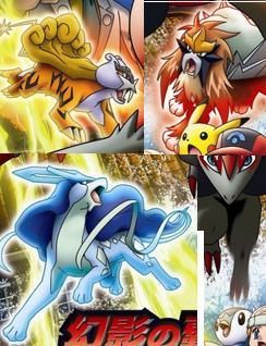 Shiny Suicune And Raikou(Cristy:X) - Pokemoni ce nu pot vi avuti