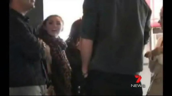 Miley Cyrus - Channel 7 Seven News, Australia! 031