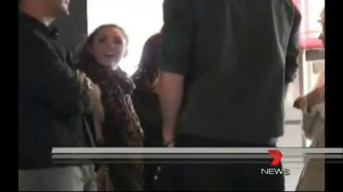 Miley Cyrus - Channel 7 Seven News, Australia! 034