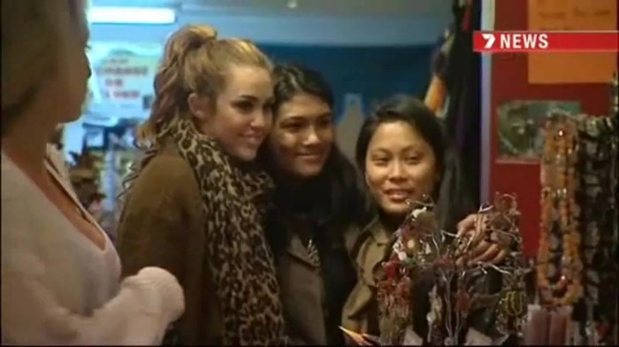 Miley Cyrus - Channel 7 Seven News, Australia! 173