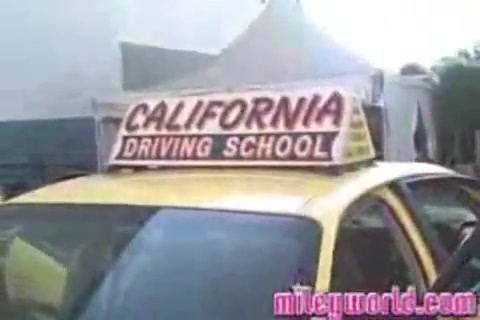 Miley World - Miley in Driving School 016 - MileyWorld - Miley in Driving School - Captures