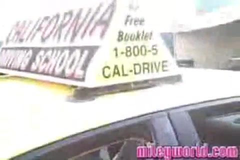 Miley World - Miley in Driving School 061