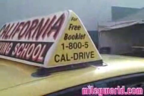 Miley World - Miley in Driving School 066