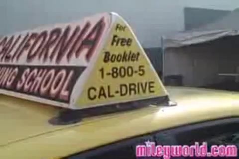 Miley World - Miley in Driving School 068