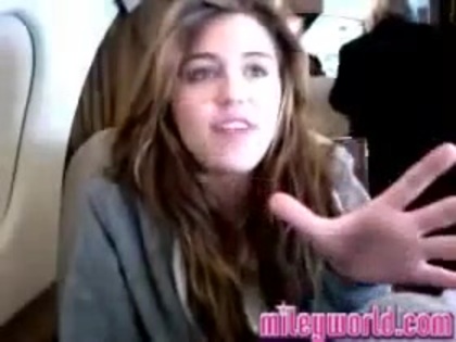 MileyWorld - Miley talks about The Climb and more 065