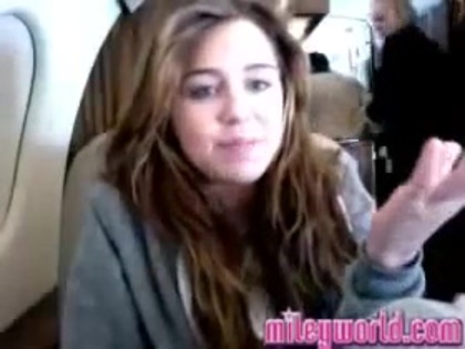 MileyWorld - Miley talks about The Climb and more 081