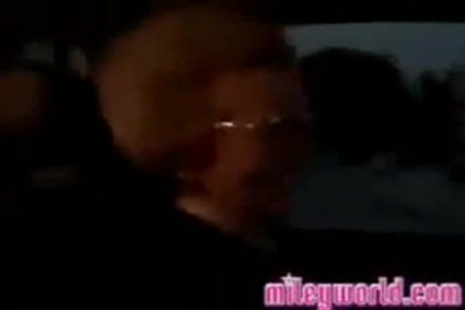 MileyWorld - Miley in Car 128