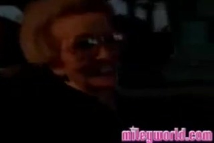 MileyWorld - Miley in Car 133