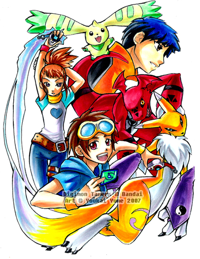Digimon_Tamers_by_YoukaiYume - Digimon tamers