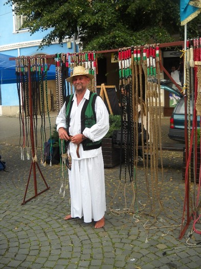 SECUI SEF cu bici(pusca) , steag si..... - SERBARILE MEDIEVALE ALE BISTRITEI 2011