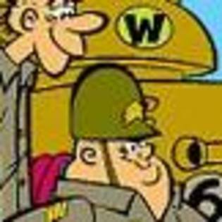 Sergeant Blast and Meekley Icon - Wacky Races