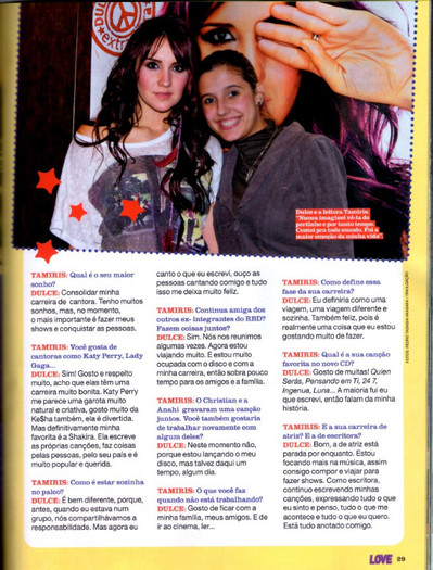 img004 - SCANS DE DULCE MARIA EN LA REVISTA LOVETEEN BRASIL