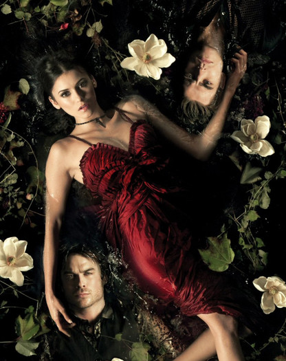 damon , elena si stefan