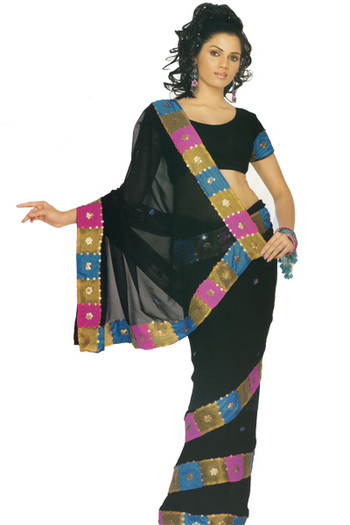 8100blacksarees41 - sariuri colorate 2